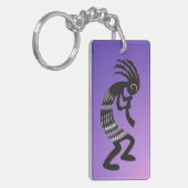 Native American Kokopelli Symbol Sleutelhanger (Voorkant Links)