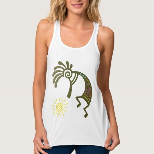 Native American Kokopelli Tanktop (Voorkant)