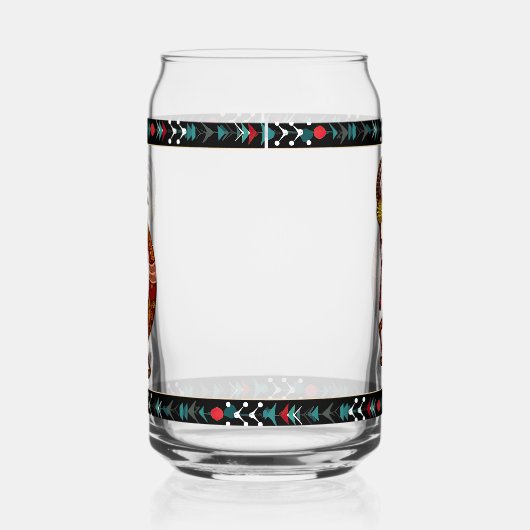 Native American Kokopelli vruchtbaarheid God Blikvorm Glas (Rechts)
