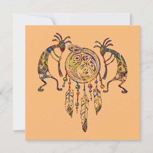 Native American Kokopelli Whale Dreamweaver 2 (Voorkant)