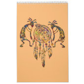 Native American Kokopelli Whale Dreamweaver 2 Kalender (Hoes)