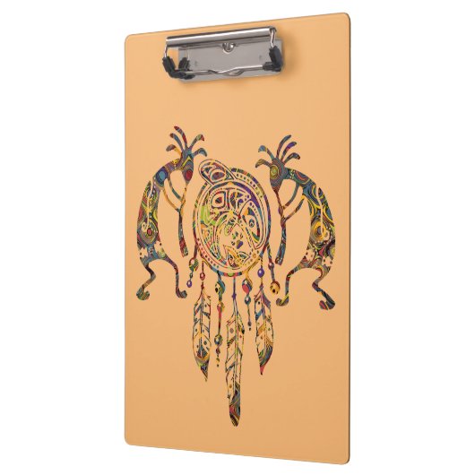 Native American Kokopelli Whale Dreamweaver 2 Klembord (Links)