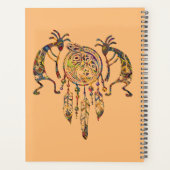 Native American Kokopelli Whale Dreamweaver 2 Planner (Achterkant)