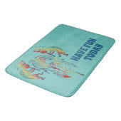 Native American Kokopelli Whale Drocatcher 1 Badmat (Gekanteld)