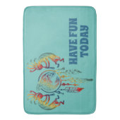 Native American Kokopelli Whale Drocatcher 1 Badmat (Voorkant Verticaal)