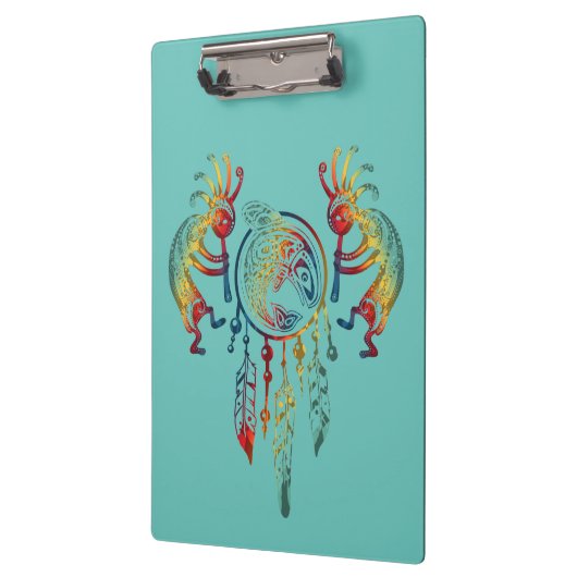 Native American Kokopelli Whale Drocatcher 1 Klembord (Links)