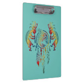 Native American Kokopelli Whale Drocatcher 1 Klembord (Rechts)