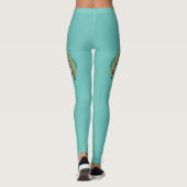 Native American Kokopelli Whale Drocatcher 1 Leggings (Achterkant)