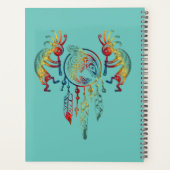 Native American Kokopelli Whale Drocatcher 1 Planner (Achterkant)