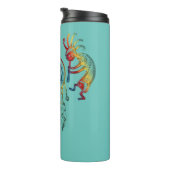 Native American Kokopelli Whale Drocatcher 1 Thermosbeker (Geroteerd rechts)