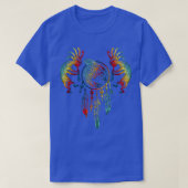 Native American Kokopelli Whale Drocatcher T-shirt (Design voorkant)
