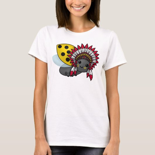 Native American Ladybug T-Shirt (Voorkant)