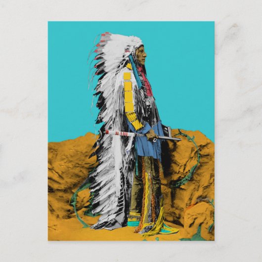 Native American Lakota Sioux Briefkaart (Voorkant)