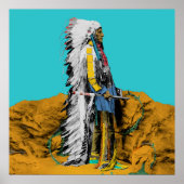 Native American Lakota Sioux Poster (Voorkant)