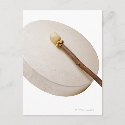 Native American Lijst Drum Briefkaart (Voorkant)