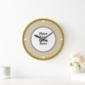 Native American Lijst Your Photo Wall Clock Grote Klok (Huis)