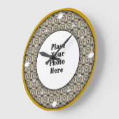 Native American Lijst Your Photo Wall Clock Grote Klok (Hoek)