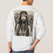 Native American Linework T-shirt ontwerp (Achterkant)