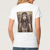 Native American Linework T-shirt ontwerp (Achterkant)