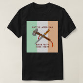 Native American Made with Irish Parts T-shirt (Design voorkant)