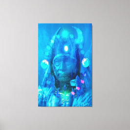 Native American Magicia Canvas Afdruk