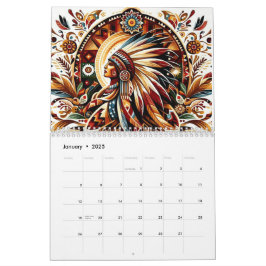 Native American Man Kalender