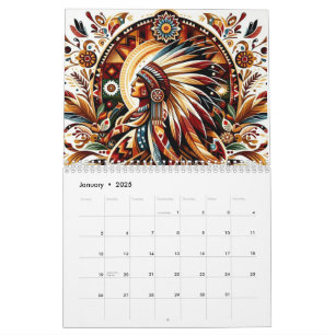 Native American Man Kalender