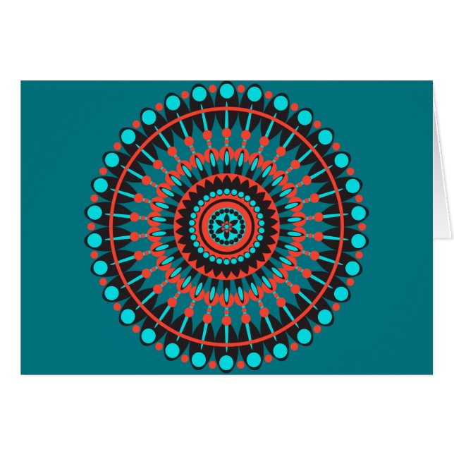Native American Mandala (Voorkant Horizontaal)