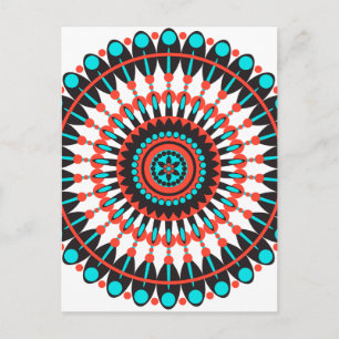 Native American Mandala Briefkaart
