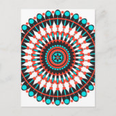 Native American Mandala Briefkaart (Voorkant)