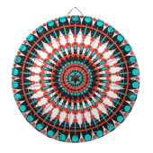 Native American Mandala Dartbord (Voorkant)
