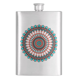 Native American Mandala Heupfles