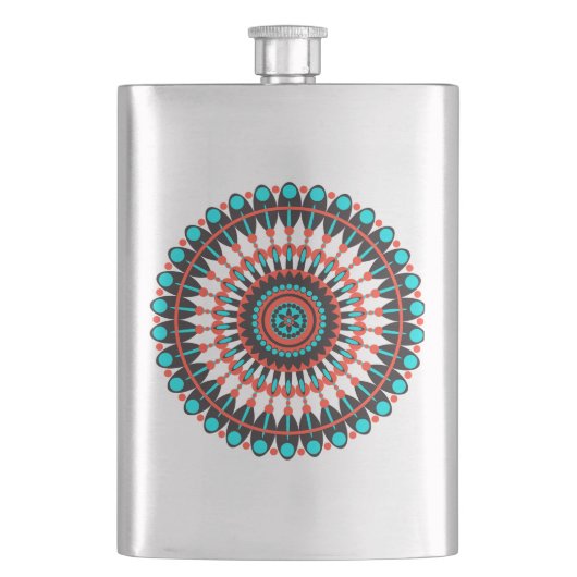 Native American Mandala Heupfles (Voorkant)