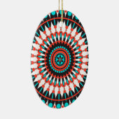 Native American Mandala Keramisch Ornament (Rechts)