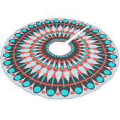 Native American Mandala Kerstboom Rok (Gekanteld)