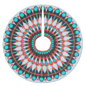 Native American Mandala Kerstboom Rok (Voorkant)