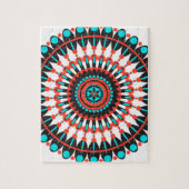 Native American Mandala Legpuzzel (Verticaal)