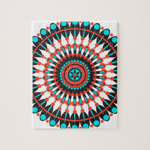 Native American Mandala Legpuzzel