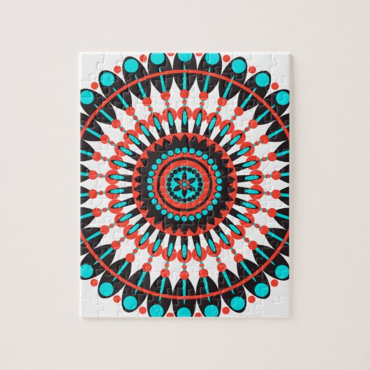 Native American Mandala Legpuzzel (Verticaal)