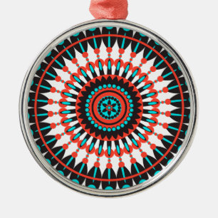 Native American Mandala Metalen Ornament