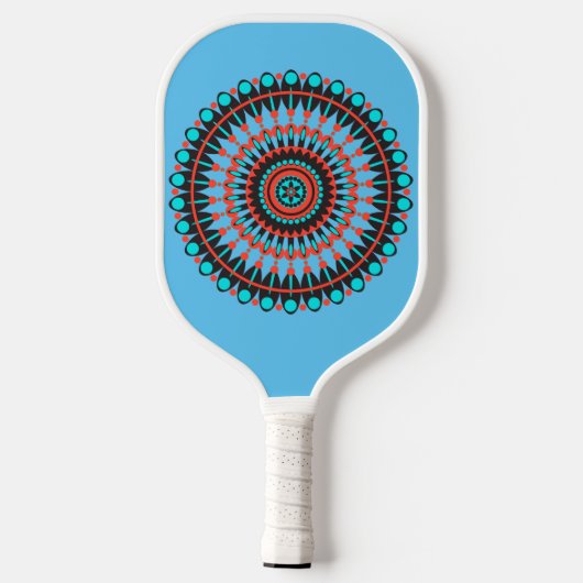 Native American Mandala Pickleball Paddle (Achterkant)