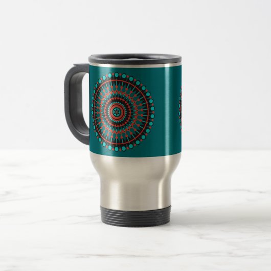 Native American Mandala Reisbeker (Voorkant links)