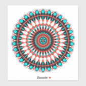 Native American Mandala Sticker (Vel)