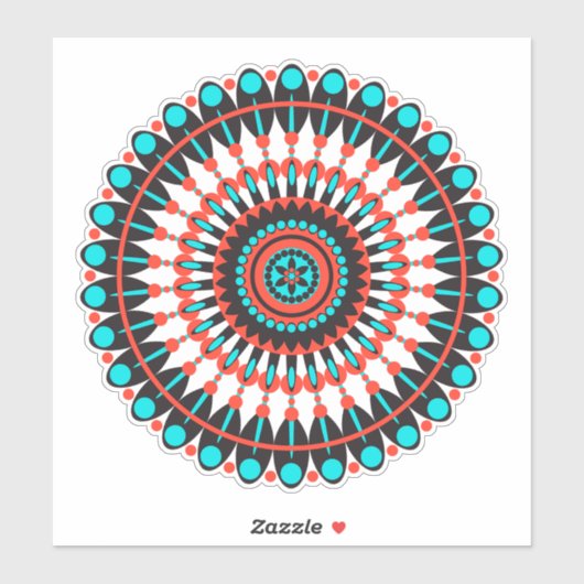 Native American Mandala Sticker (Vel)