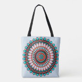 Native American Mandala Tote Bag (Achterkant)