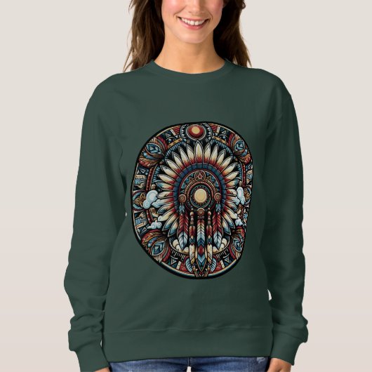 Native American Mandala Trui (Voorkant)