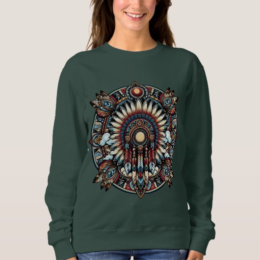 Native American Mandala Trui (Voorkant)