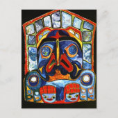 Native American Mask Briefkaart (Voorkant)