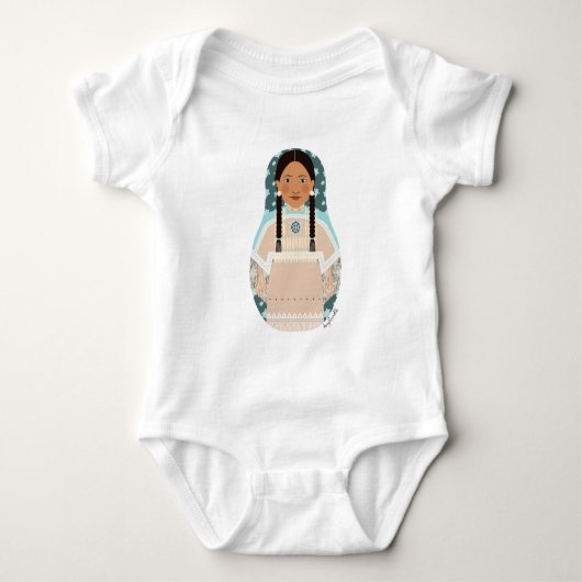 Native American Matryoshka Baby Bodysuit (Voorkant)