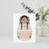 Native American Matryoshka Briefkaart (Staand voorkant)